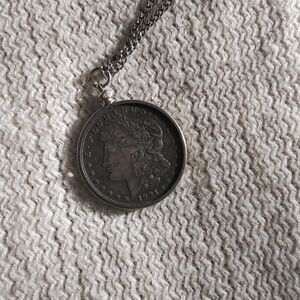 Genuine Silver Dollar Necklace One Of A Kind